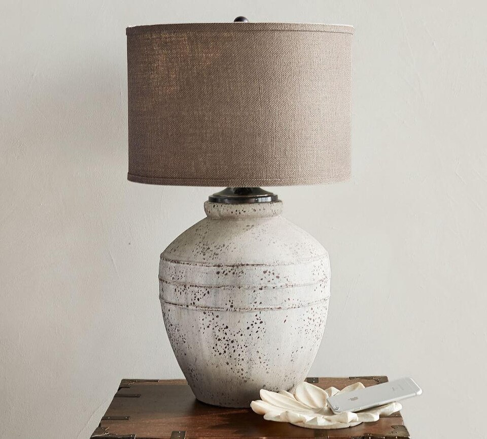 Maddox Ceramic Table Lamp Base Pottery Barn Australia